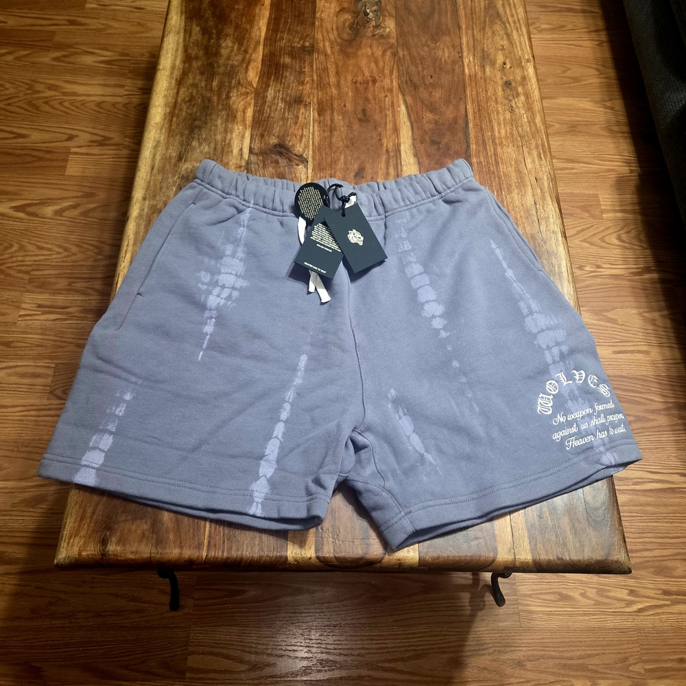 Darc Sport Purple Washed Sweat Shorts - Picture 1 of 8
